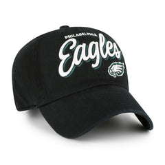 47 brand Philadelphia Eagles '47 Women's Ariana Clean Up Adjustable Hat Black