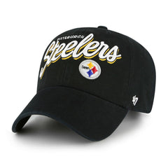47 brand Pittsburgh Steelers '47 Women's Ariana Clean Up Adjustable Hat Black