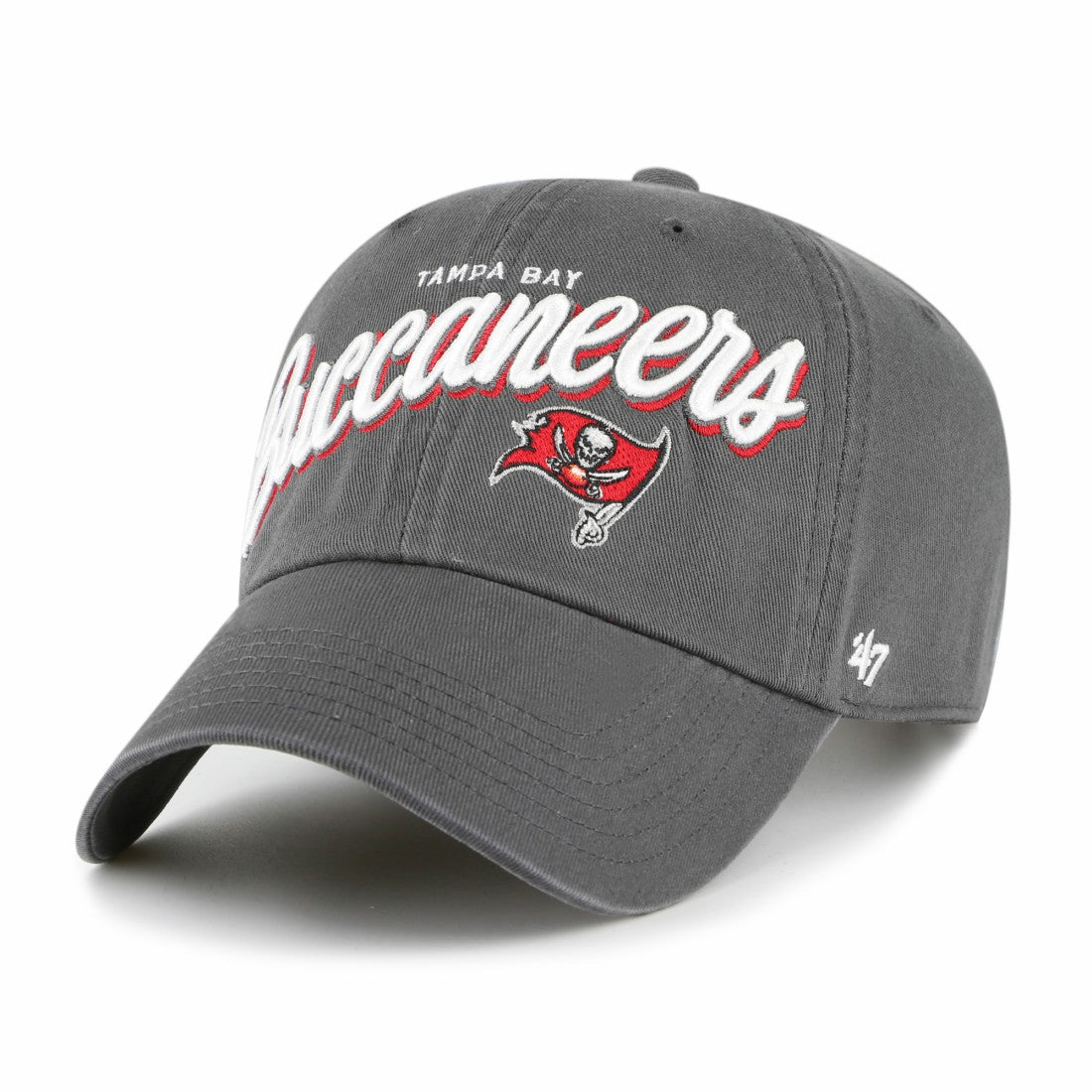 47 brand Tampa Bay Buccaneers '47 Women's Ariana Clean Up Adjustable Hat Graphite