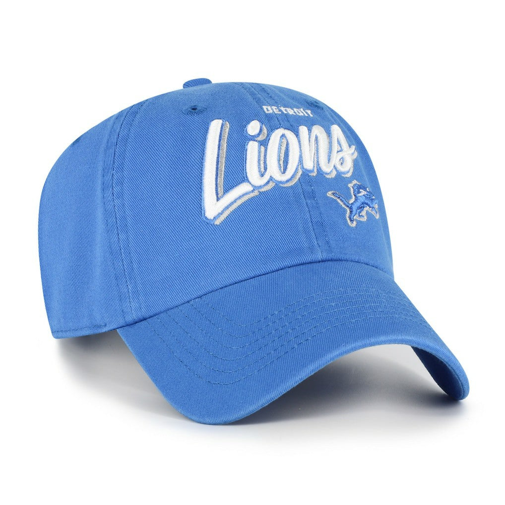 47 brand Detroit Lions '47 Women's Ariana Clean Up Adjustable Hat Blue
