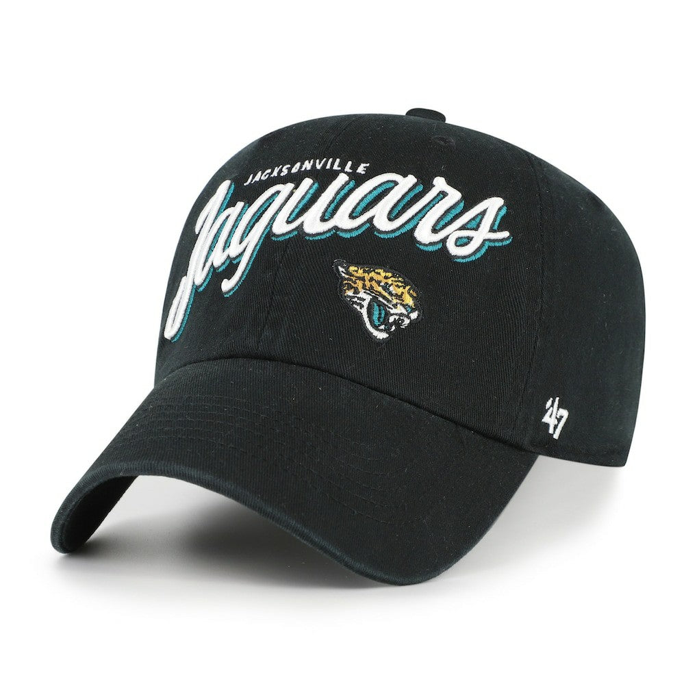 47 brand Jacksonville Jaguars '47 Women's Ariana Clean Up Adjustable Hat Black