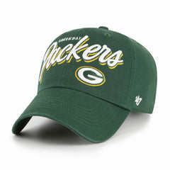 47 brand Green Bay Packers '47 Women's Ariana Clean Up Adjustable Hat Green