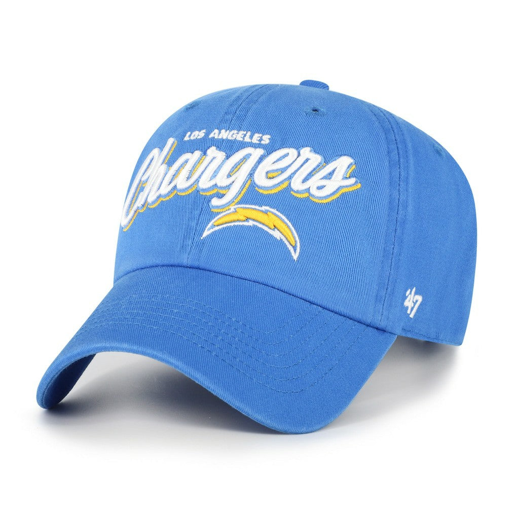 47 brand Los Angeles Chargers '47 Women's Ariana Clean Up Adjustable Hat Powder Blue
