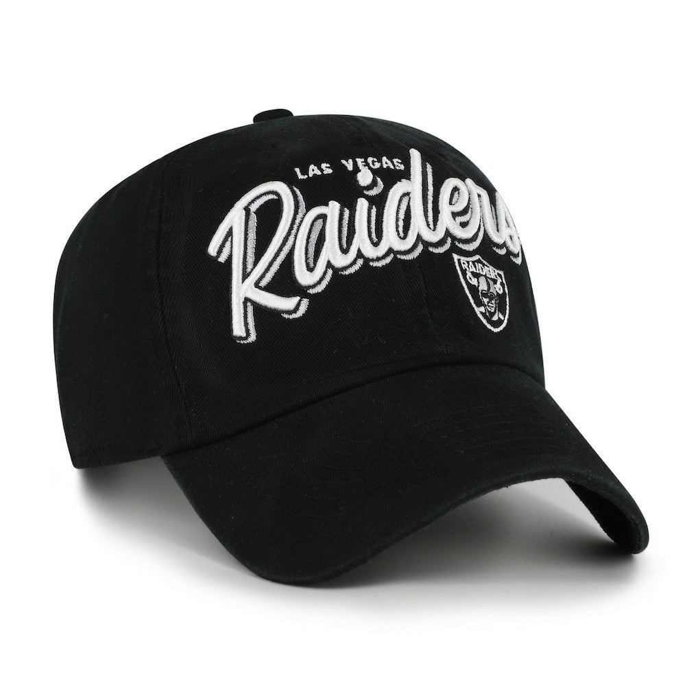 47 brand Las Vegas Raiders '47 Women's Ariana Clean Up Adjustable Hat Black