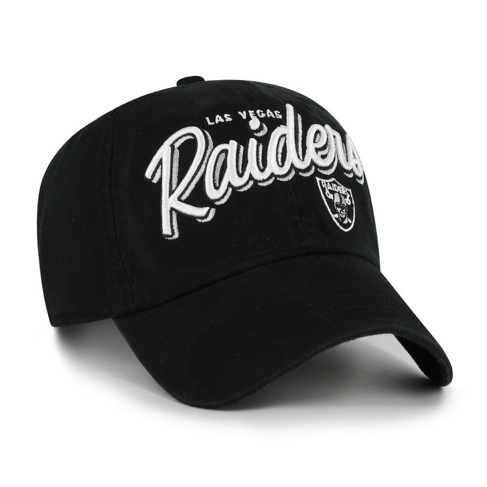 47 brand Las Vegas Raiders '47 Women's Ariana Clean Up Adjustable Hat Black