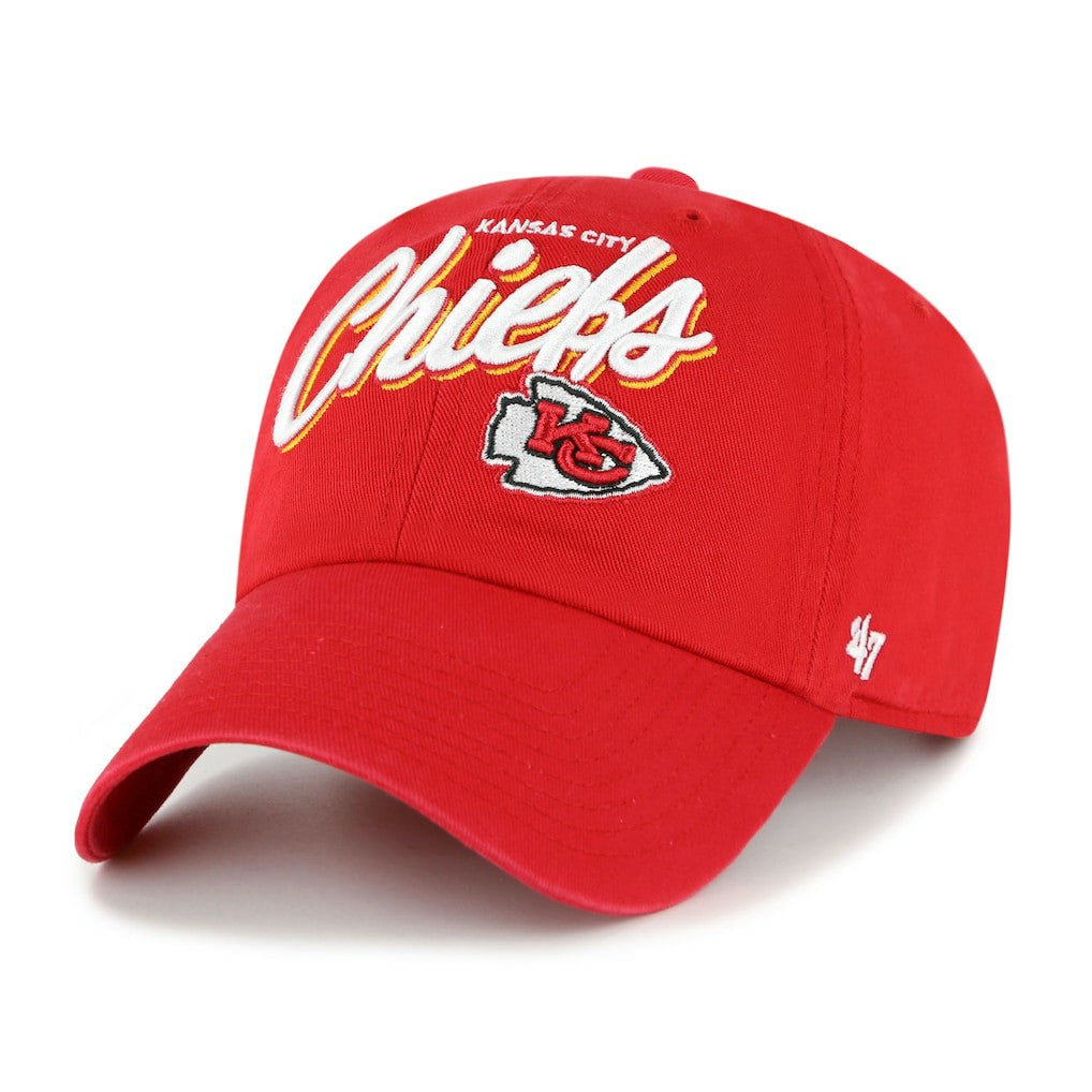 47 brand Kansas City Chiefs '47 Women's Ariana Clean Up Adjustable Hat Red