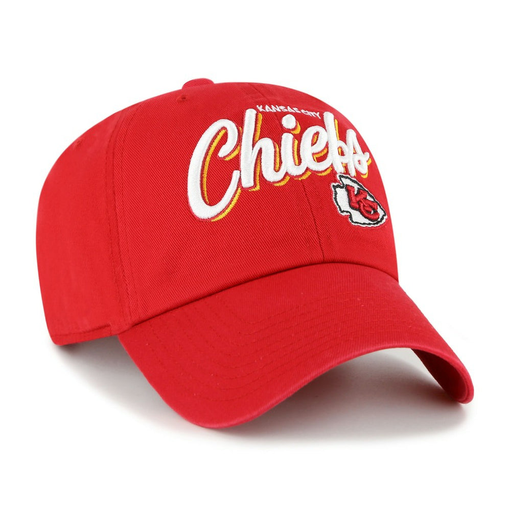 47 brand Kansas City Chiefs '47 Women's Ariana Clean Up Adjustable Hat Red