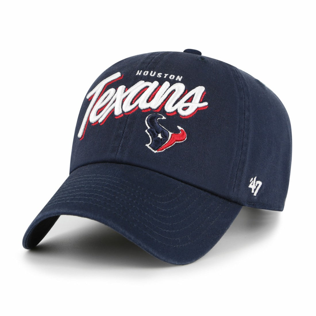 47 brand Houston Texans '47 Women's Ariana Clean Up Adjustable Hat Navy
