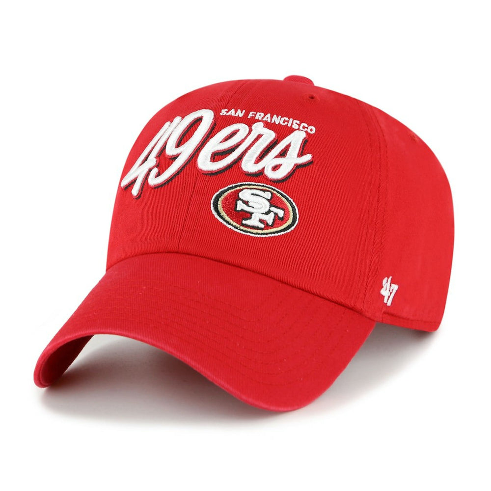 47 brand San Francisco 49ers '47 Women's Ariana Clean Up Adjustable Hat Scarlet