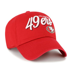 47 brand San Francisco 49ers '47 Women's Ariana Clean Up Adjustable Hat Scarlet