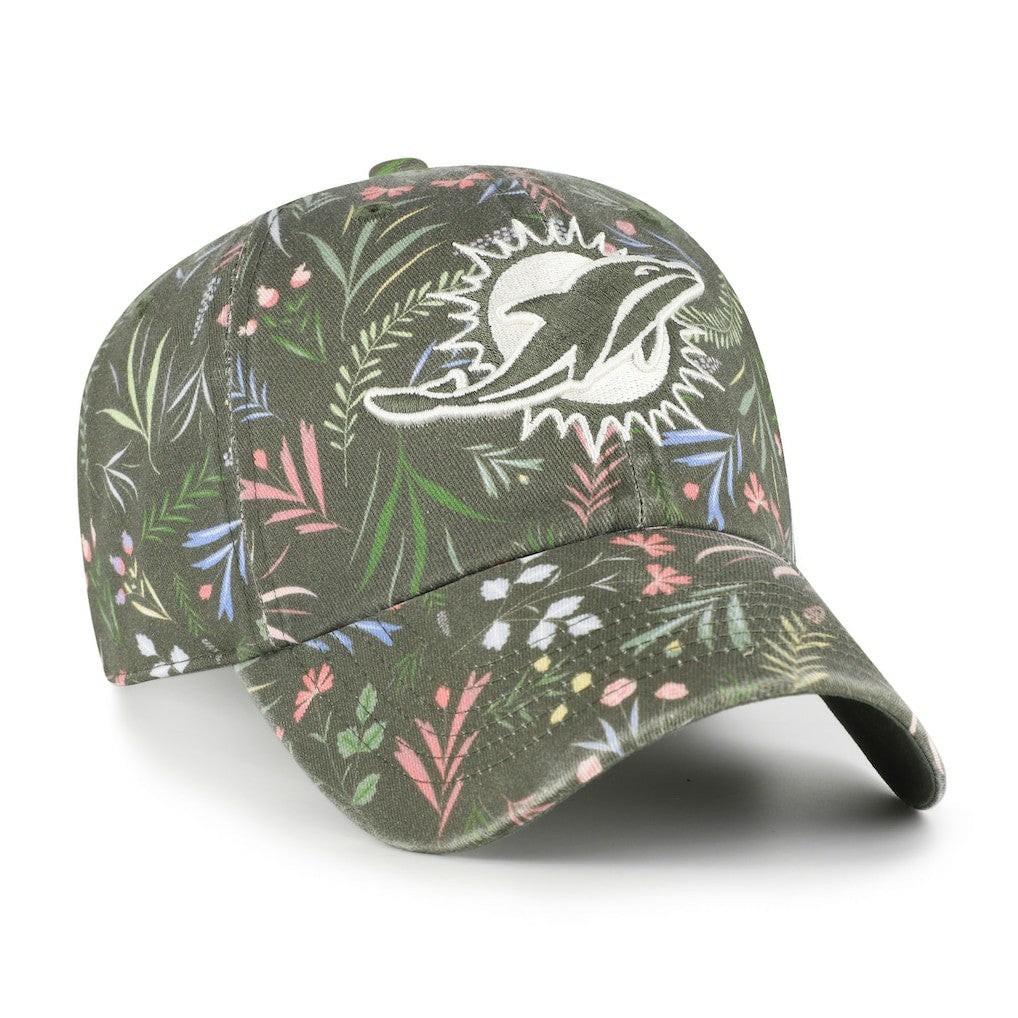 47 brand Miami Dolphins '47 Women's Verbena Clean Up Adjustable Hat Green