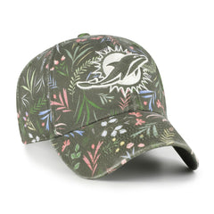 47 brand Miami Dolphins '47 Women's Verbena Clean Up Adjustable Hat Green