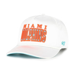 47 brand Miami Dolphins '47 Women's Outspoken Hitch Adjustable Hat White