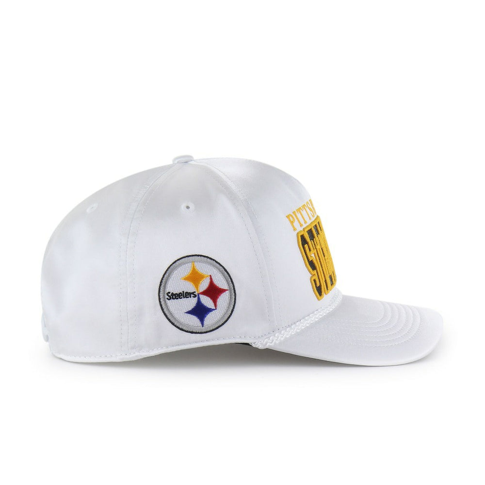47 brand Pittsburgh Steelers '47 Women's Outspoken Hitch Adjustable Hat White