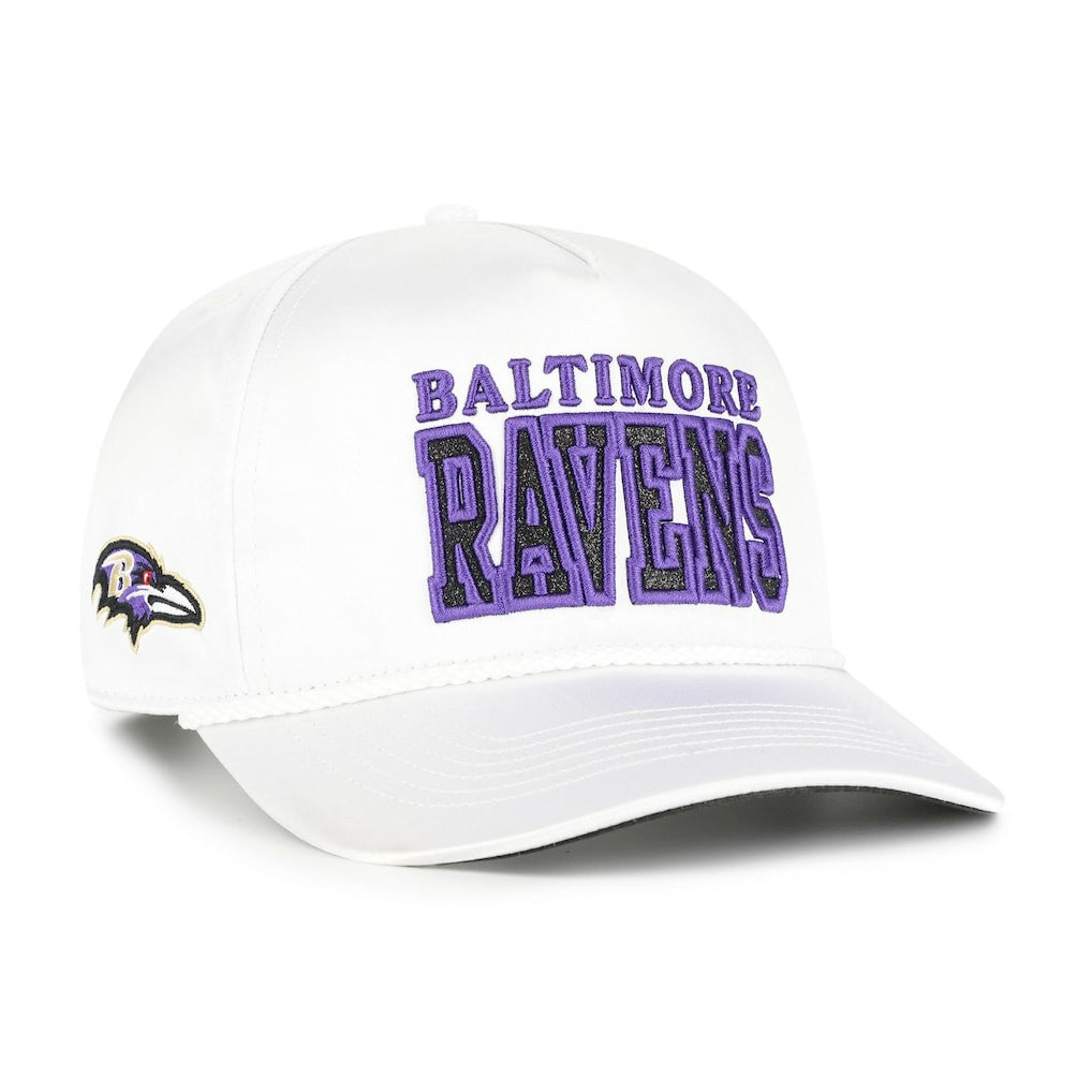 47 brand Baltimore Ravens '47 Women's Outspoken Hitch Adjustable Hat White