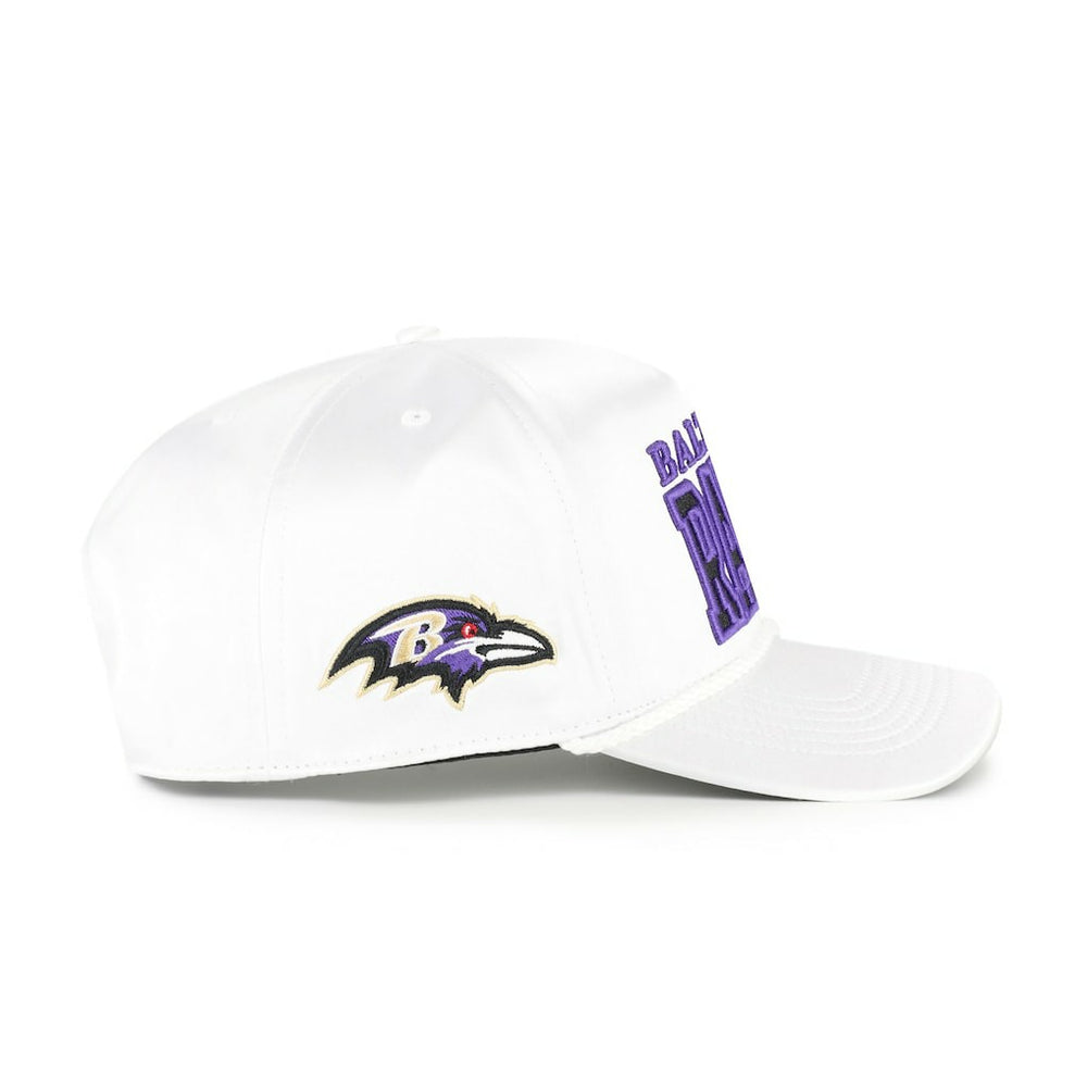 47 brand Baltimore Ravens '47 Women's Outspoken Hitch Adjustable Hat White