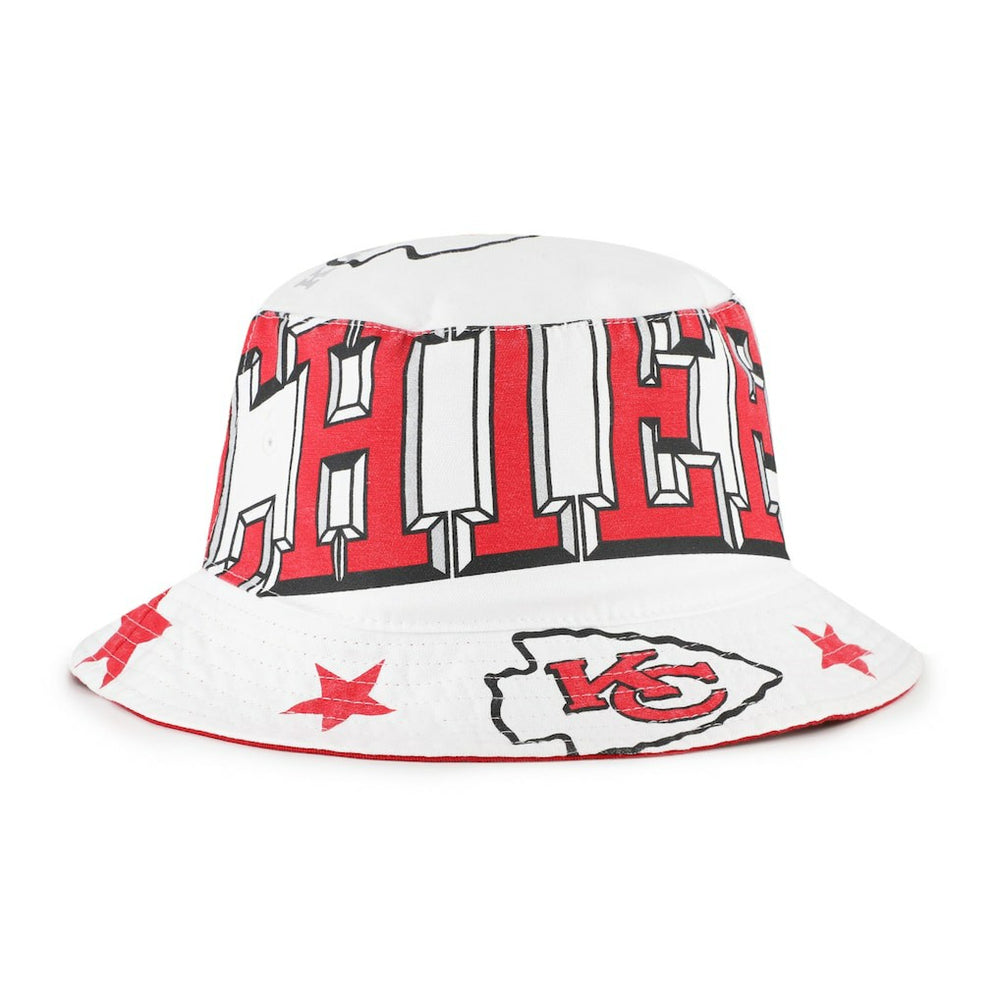 47 brand Kansas City Chiefs '47 Women's Energize Bucket Hat White
