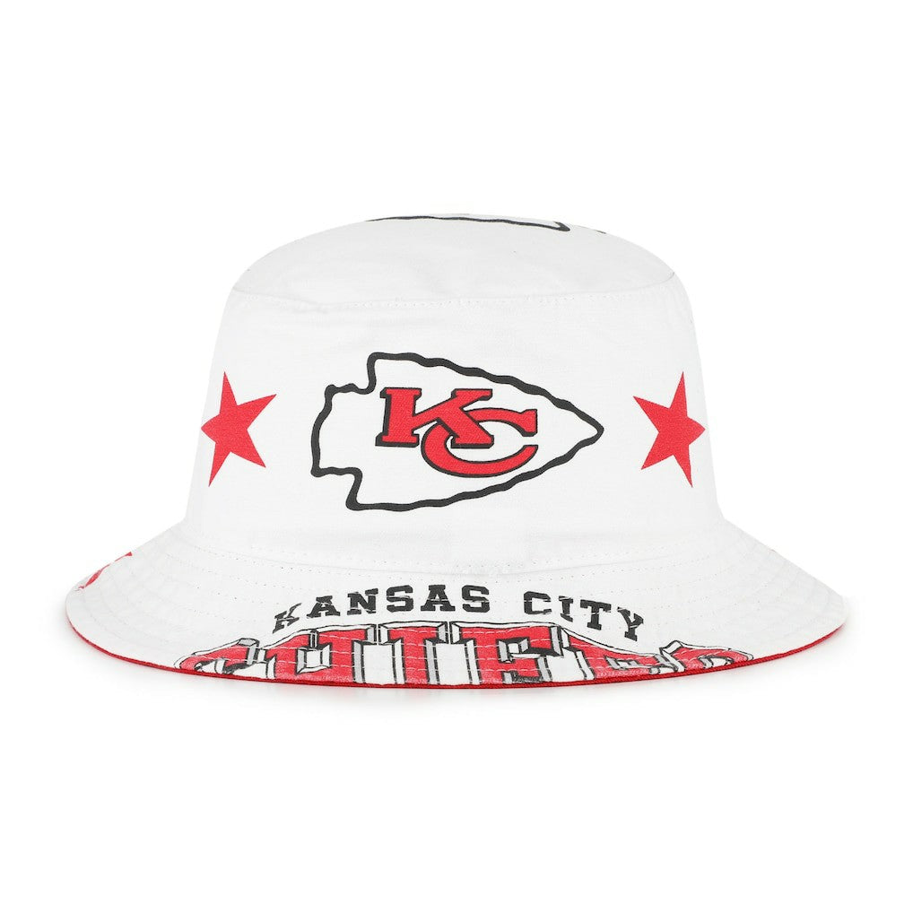 47 brand Kansas City Chiefs '47 Women's Energize Bucket Hat White