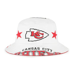 47 brand Kansas City Chiefs '47 Women's Energize Bucket Hat White
