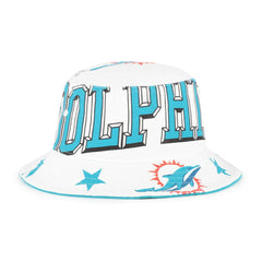 47 brand Miami Dolphins '47 Women's Energize Bucket Hat White
