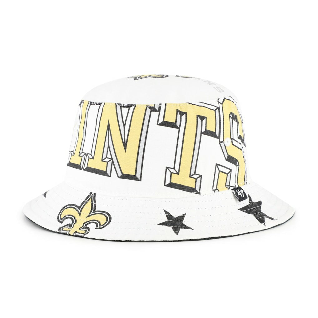 47 brand New Orleans Saints '47 Women's Energize Bucket Hat White
