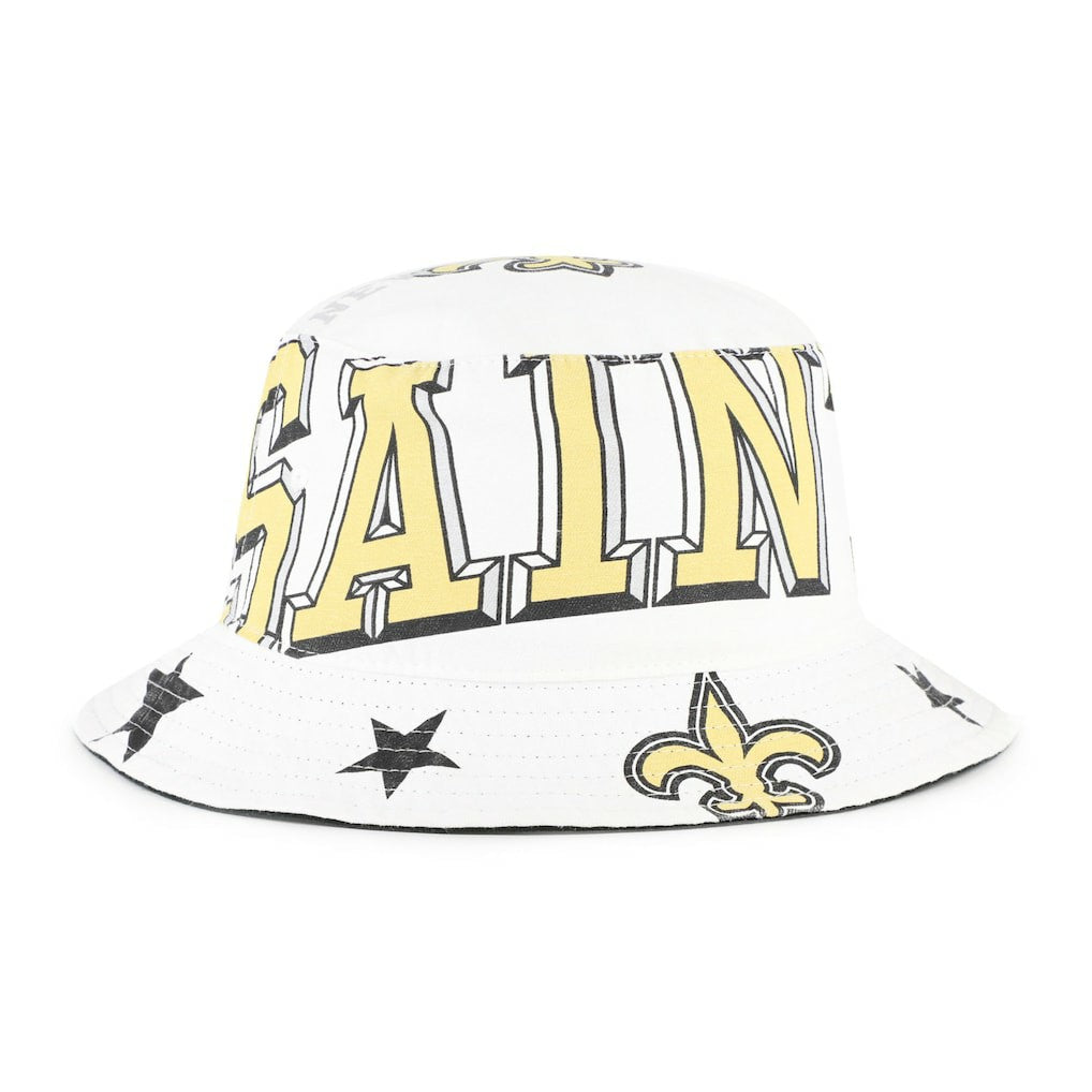 47 brand New Orleans Saints '47 Women's Energize Bucket Hat White