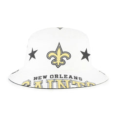 47 brand New Orleans Saints '47 Women's Energize Bucket Hat White