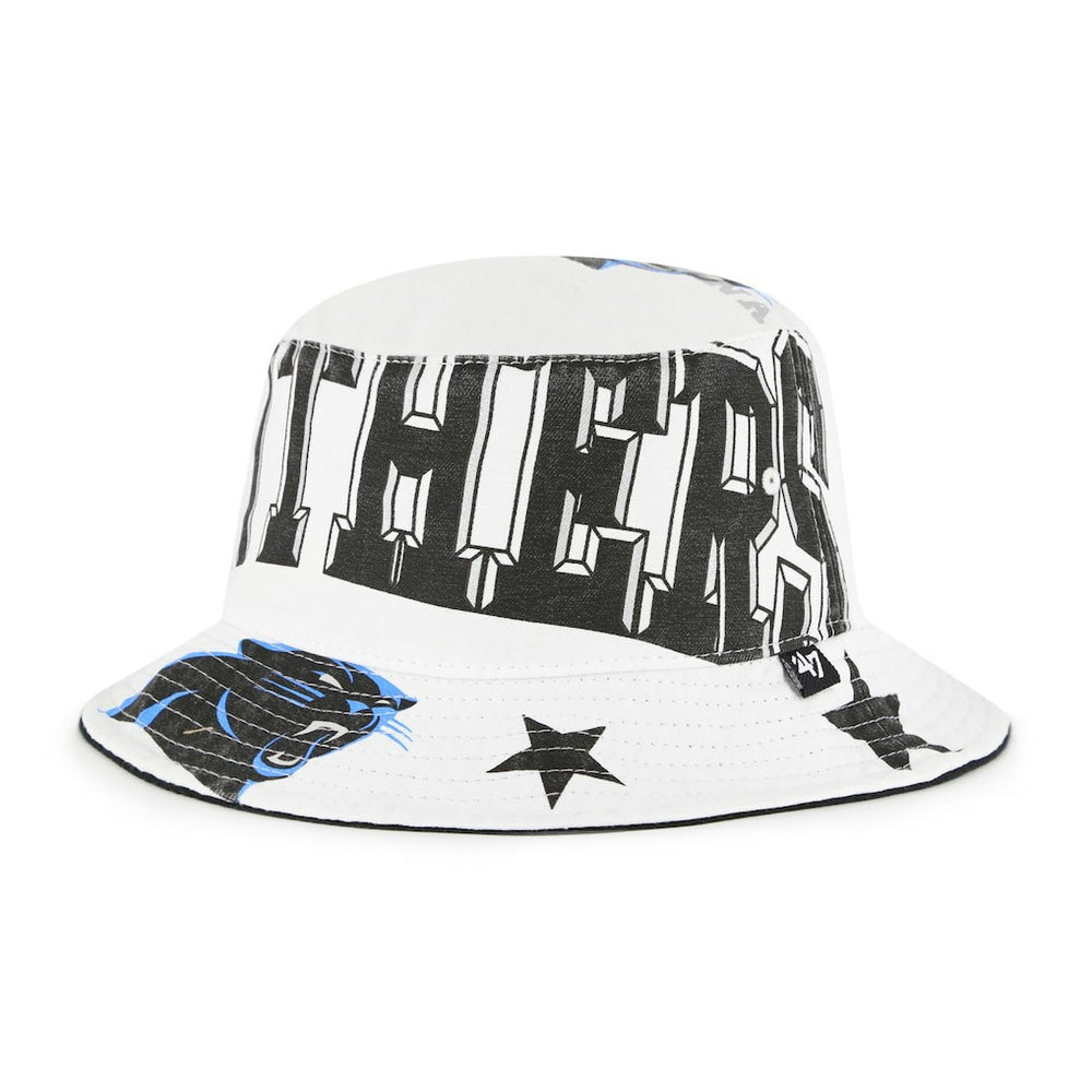 47 brand Carolina Panthers '47 Women's Energize Bucket Hat White