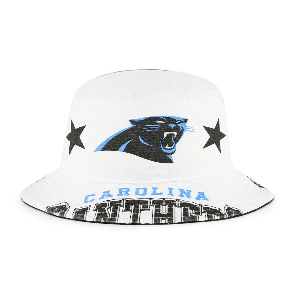 47 brand Carolina Panthers '47 Women's Energize Bucket Hat White