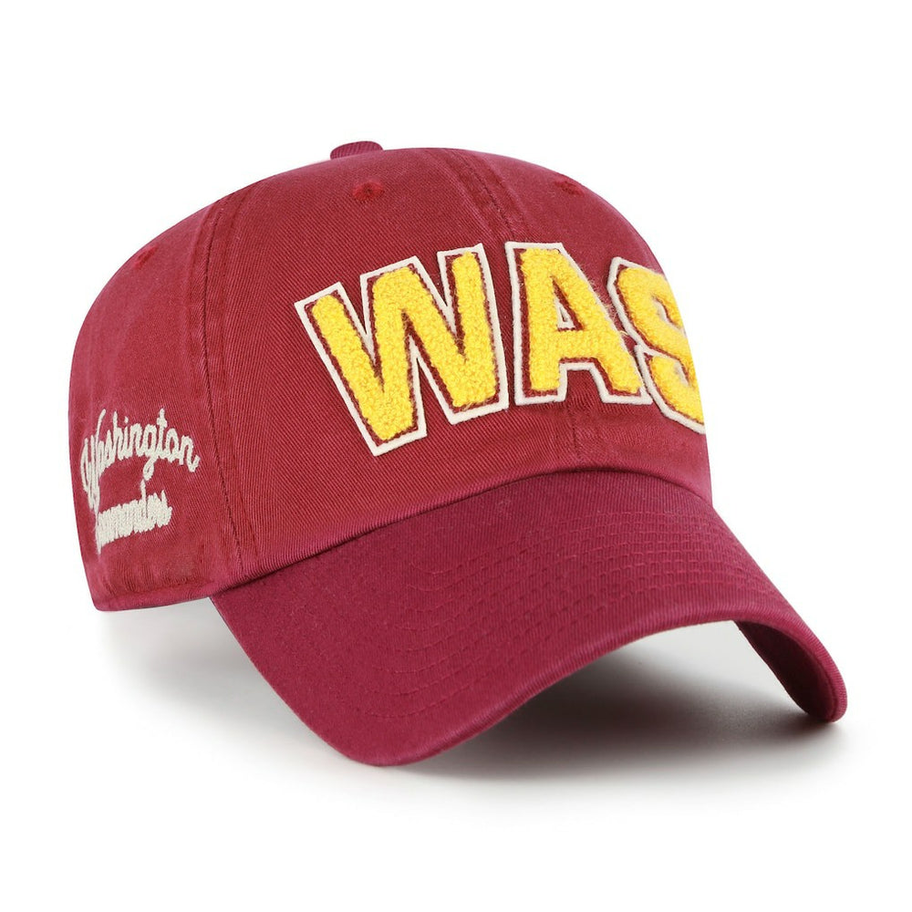 47 brand Washington Commanders '47 Women's Zoey Clean Up Adjustable Hat Burgundy