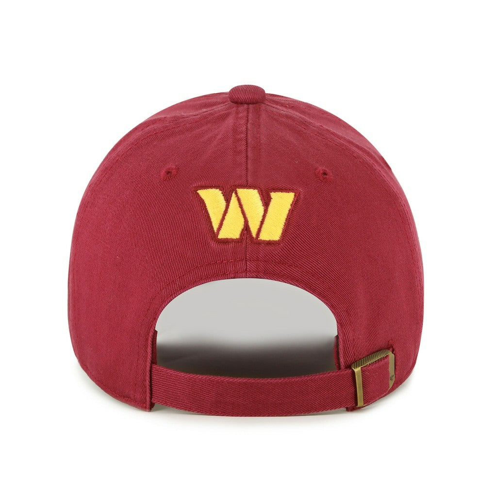 47 brand Washington Commanders '47 Women's Zoey Clean Up Adjustable Hat Burgundy