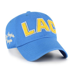 47 brand Los Angeles Chargers '47 Women's Zoey Clean Up Adjustable Hat Powder Blue