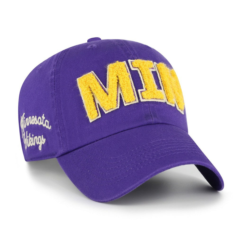 47 brand Minnesota Vikings '47 Women's Zoey Clean Up Adjustable Hat Purple