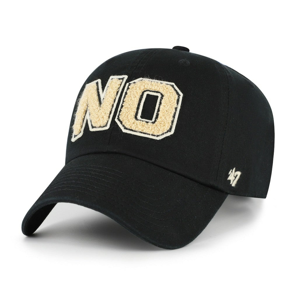 47 brand New Orleans Saints '47 Women's Zoey Clean Up Adjustable Hat Black