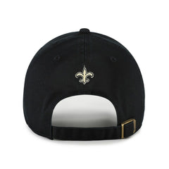 47 brand New Orleans Saints '47 Women's Zoey Clean Up Adjustable Hat Black