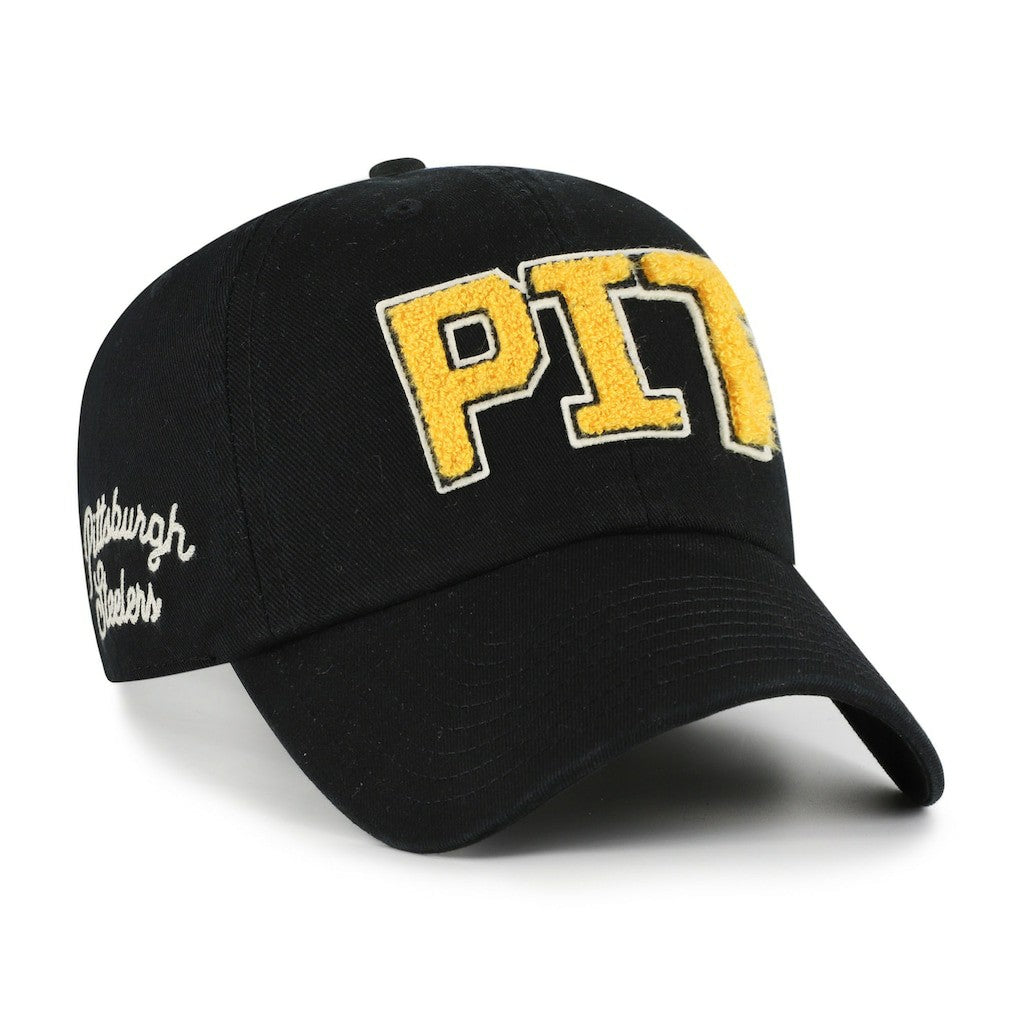 47 brand Pittsburgh Steelers '47 Women's Zoey Clean Up Adjustable Hat Black