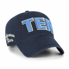 47 brand Tennessee Titans '47 Women's Zoey Clean Up Adjustable Hat Navy