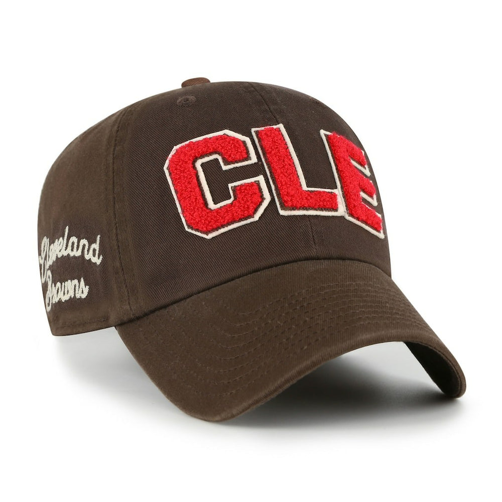 47 brand Cleveland Browns '47 Women's Zoey Clean Up Adjustable Hat Brown