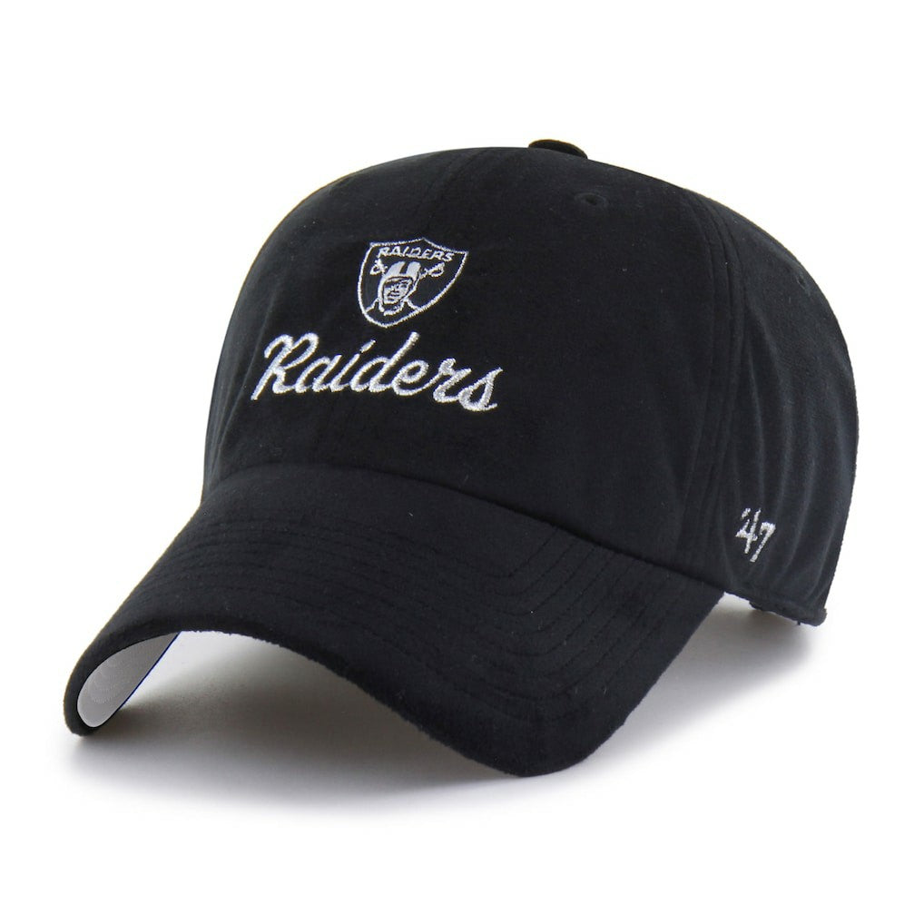 47 brand Las Vegas Raiders '47 Women's Spirited Clean Up Adjustable Hat Black