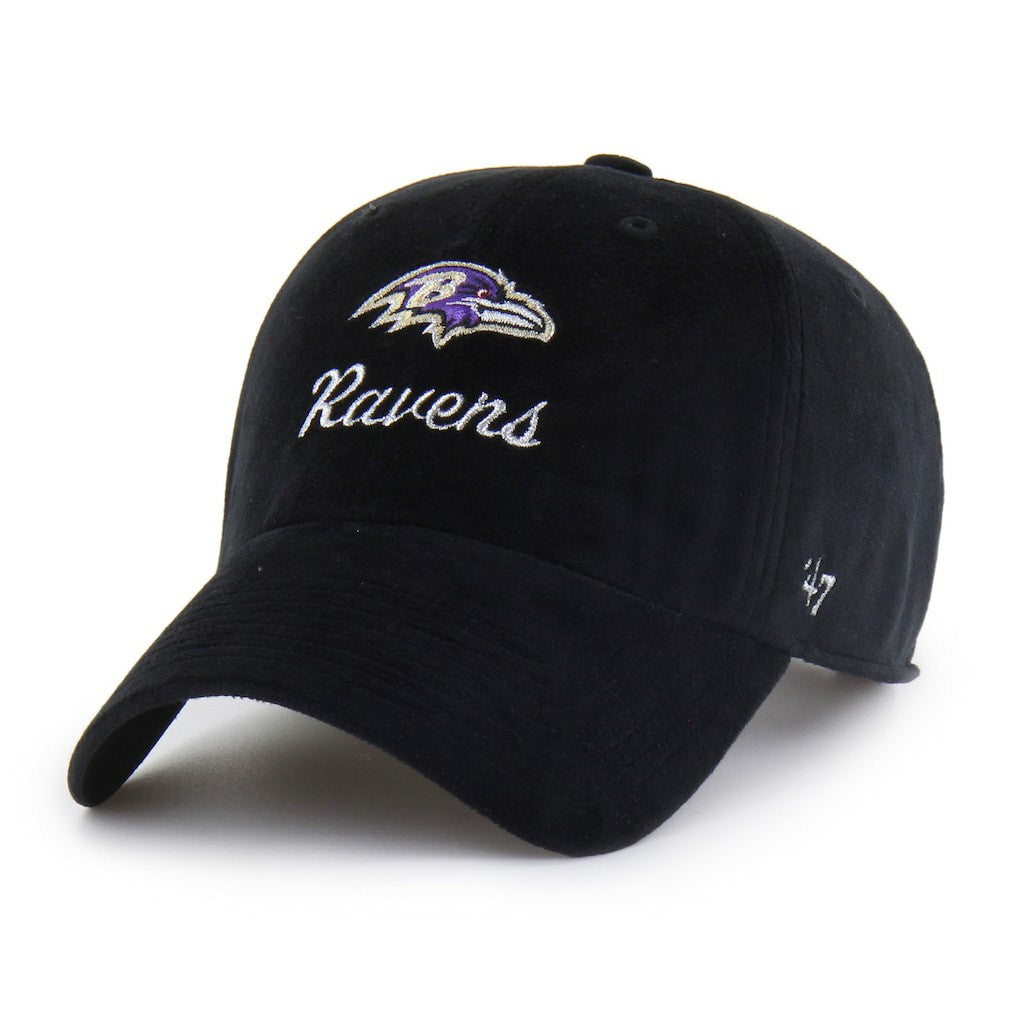 47 brand Baltimore Ravens '47 Women's Spirited Clean Up Adjustable Hat Black