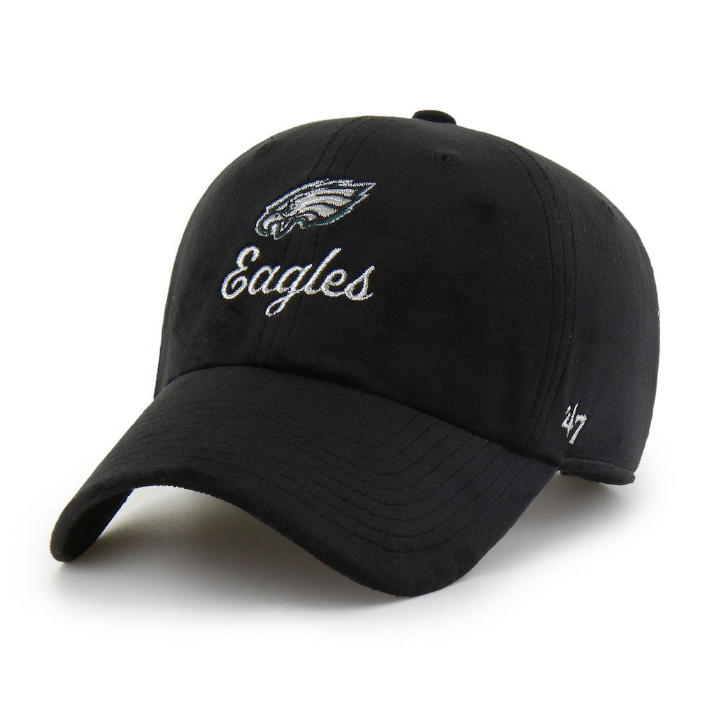 47 brand Philadelphia Eagles '47 Women's Spirited Clean Up Adjustable Hat Black