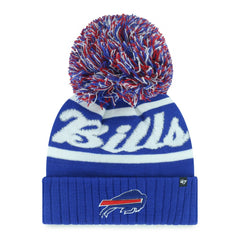 47 brand Buffalo Bills '47 Women's Spirited Cuffed Knit Hat with Pom Royal