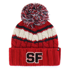 47 brand San Francisco 49ers '47 Women's Emma Cuffed Knit Hat with Pom Scarlet