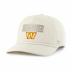 47 brand Washington Commanders '47 Women's Mellow Corduroy Hitch Adjustable Hat Natural