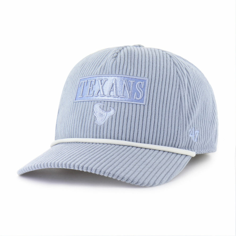 47 brand Houston Texans '47 Women's Mellow Corduroy Hitch Adjustable Hat Light Blue