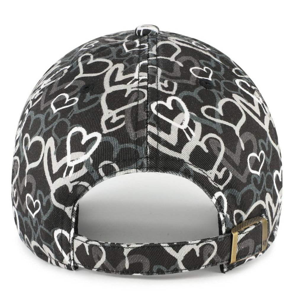 47 brand Las Vegas Raiders '47 Girls Youth Mural Clean Up Adjustable Hat Black