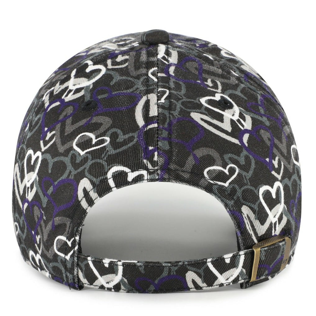 47 brand Baltimore Ravens '47 Girls Youth Mural Clean Up Adjustable Hat Black