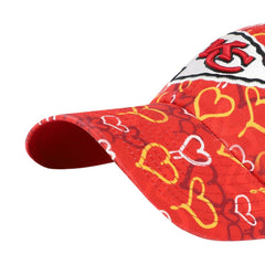 47 brand Kansas City Chiefs '47 Girls Youth Mural Clean Up Adjustable Hat Red