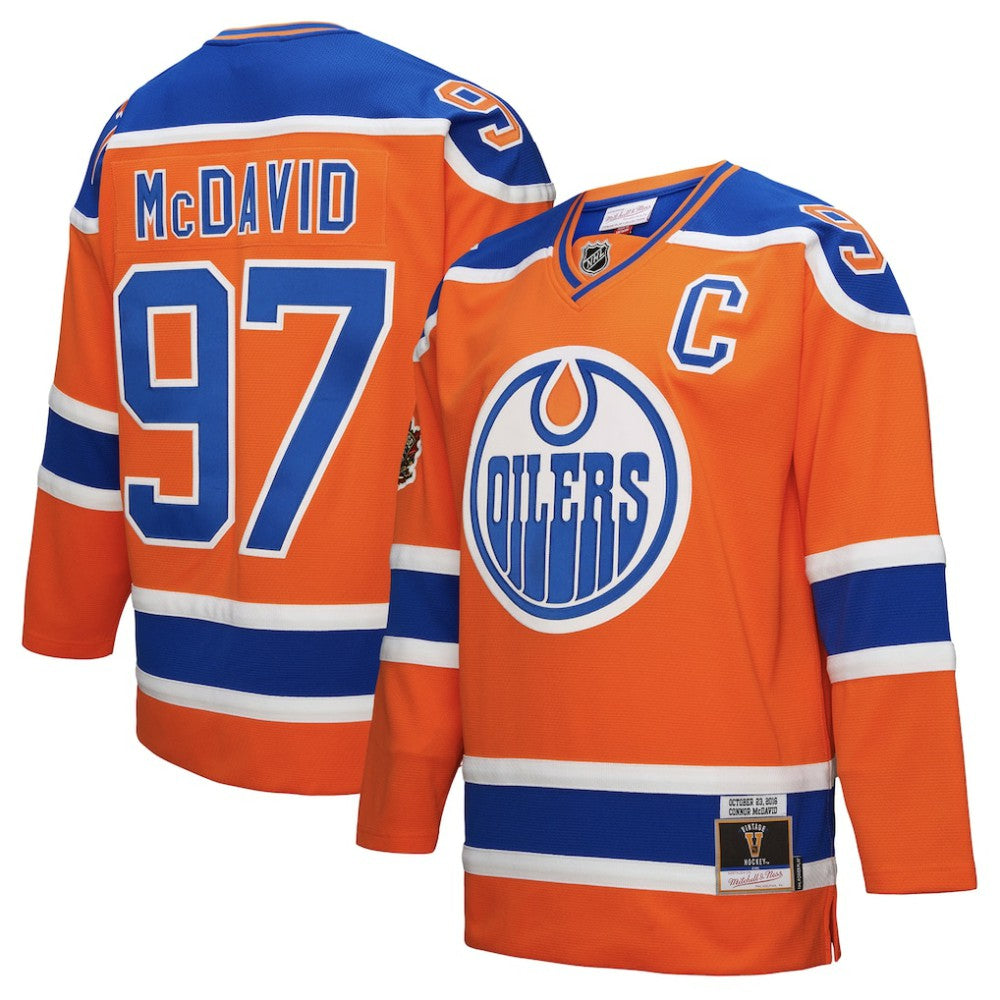 Connor McDavid Edmonton Oilers Mitchell & Ness Power Play Jersey - Orange - NHL 202675689