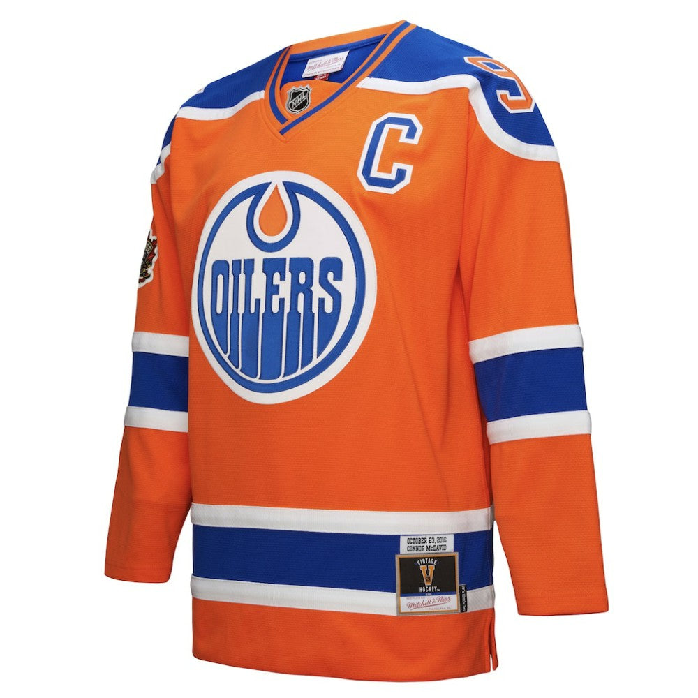 Connor McDavid Edmonton Oilers Mitchell & Ness Power Play Jersey - Orange - NHL 202675689